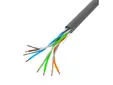 Кабел Lanberg LAN cable CAT.5e utp 100m solid cu grey cpr + fluke passed