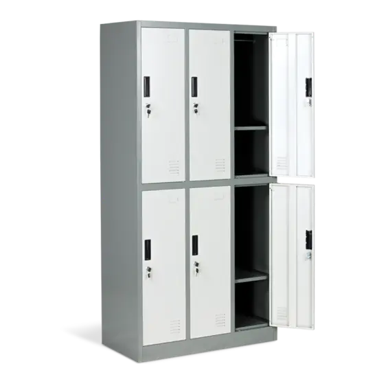 Метален гардероб BTL KL с 6 отделения -185х90х45 см