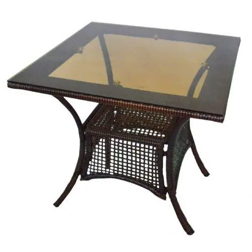 Ратанова маса ХРИСТИНА- кафяв цвят