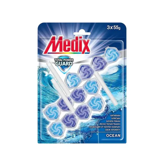 Ароматизатор за WC Medix Fresh Drops 3x55 гр