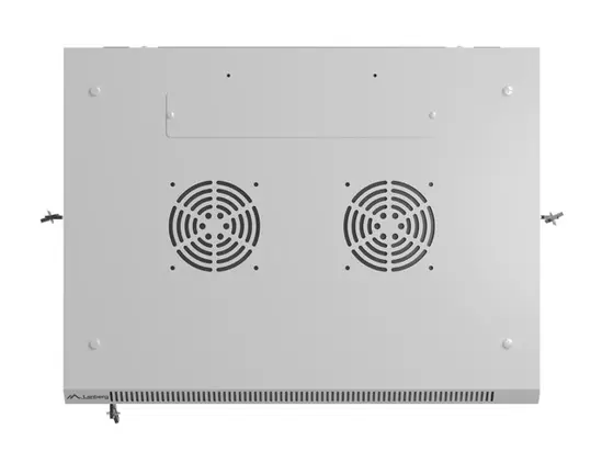 Комуникационен шкаф Lanberg rack cabinet 19' wall-mount 6U600x450 with perforated door grey (flat pack)