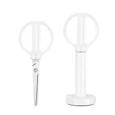 Ножица офисна Deli 17 см с поставка