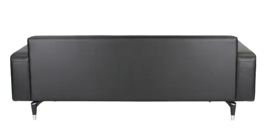Диван триместен ПОДВИС PLN 03 - снимка в гръб, черен цвят