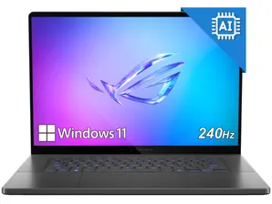 Лаптоп Asus ROG Zephyrus 16,GU605CR-QR118W, INTEL ARL H Core Ultra 9,16.0 OLED WQXGA (2560X1600) 16:10 400nits(HDR 500nits) Glare , 240 Hz,LPDDR5X 32GB ( onbd) ,1TB G4,RTX5070 Ti 12GB,Wi-Fi 7 ,Backlit Chiclet Keyboard 1-Zone RGB, Windows 11,Eclipse Gray, 
