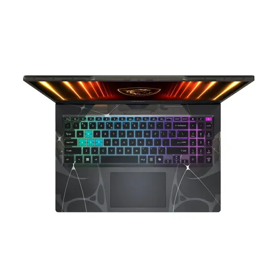 Лаптоп MSI Cyborg 15 B13WEKG, i7-13620H (10C/16T, up to 4.90GHz, 24 MB), GeForce RTX 5050 8GB GDDR7 440 AI TOPS, 15.6" FHD (1920x1080), 144Hz, IPS-Level, 16GB DDR5 5200MHz, 512GB PCIe Gen4x4 SSD, WiFi 6E, BT 5.3, 4 Zone RGB Kbd, NO OS, 55.2Whr, 2.1kg
