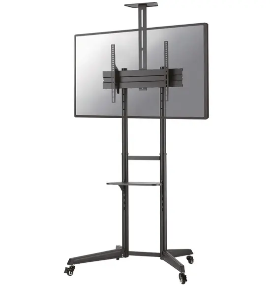 Стойка Neomounts Mobile Floor Stand incl. AV- and cam shelf (height adjustable: 128.5-145 cm)