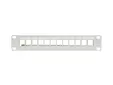 Пач панел Lanberg patch panel blank 12 port 1U 10' ftp for keystone modules grey v2