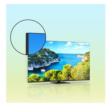 Телевизор Thomson Smart UHD TV 65'; Google TV; 3840 x 2160 (4K UHD), 4000:1, DLED, 60 Hz, DVB-T/T2/C/S/S2, HDR10, Wi-Fi, Bluetooth, LAN, HDMI 2 (2.0) + 2 (2.1), USB 2 (2.0) + 1 (3.0),Central Swivel Stand, Black