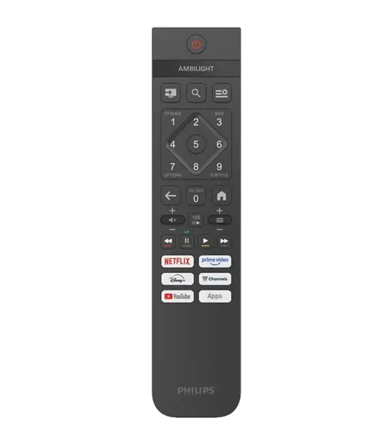 Телевизор Philips 50PUS7001/12, 4K UHD LED, 3840 x 2160p, 60Hz, DVB-T/T2/T2-HD/C/S/S2, Natural Motion, Perfect Pixel UHD, HDR 10+, Dolby Atmos, Titan OS, 3*HDMI, 2*USB, VRR, AirPlay 2, WiFi 5, BT 5.4, 20 W RMS
