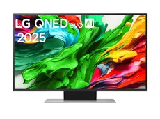 Телевизор LG 43QNED87A3DC, 43" 4K QNED HDR Smart TV, 3840x2160, 60Hz Native, DVB-T2CS2, Alpha 7 AI Processor, HDR 10 PRO, webOS 25 ThinQ, 4K Upscaling, WiFi 5, Dolby Vision, Bluetooth 5.1, AirPlay 2, LAN, CI, HDMI, SPDIF, Local Dimming, Stand