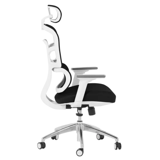 Директорски стол ГЕНАДИ-сниман отстрани, в изправена позиция