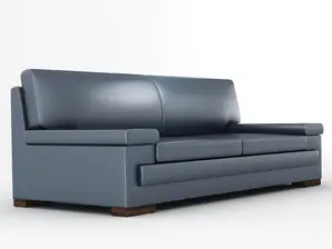 Диван триместен ЧАТАЛДЖА O 218 - сниман отляво, сив на цвят