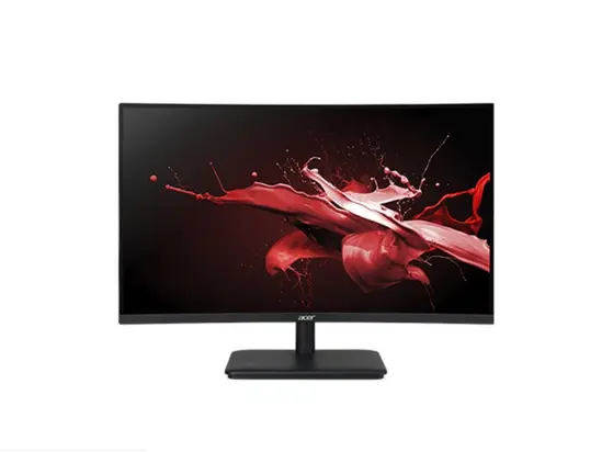Монитор Acer ED270Xbiipx, 27" Curved 1500R VA, Anti-Glare, ZeroFrame, FreeSync, 1ms(VRB), 4000:1, 250nits, 1920x1080 FHD, 200Hz, 2xHDMI, DP, Audio out, HDR10 FreeSync Premium, Tilt, Black