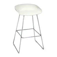 Бар стол КАНАТИЦА SLD 15- бяла седалка