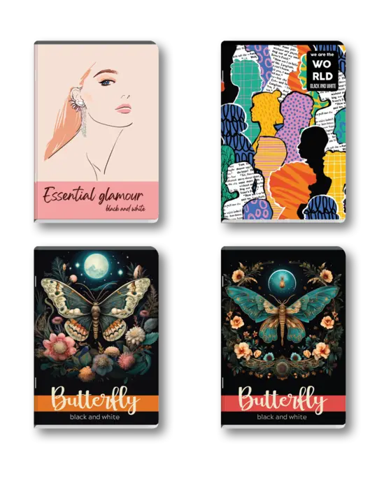 Тетрадка B&W редове А5 офсет 80 л