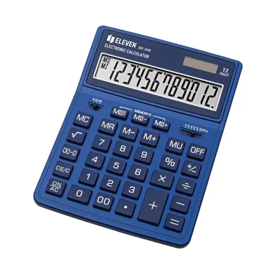 Калкулатор ELEVEN SDC 444XR 12 разряден цветове - син