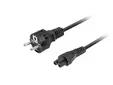 Кабел Lanberg CEE 77 (MICKEY) - IEC 320 C5 power cord 1.8m VDE Straight, black