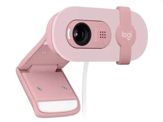 Уебкамера Logitech Brio 100 Full HD Webcam - ROSE - USB - NA - EMEA28-935 - WEBCAM