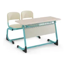 Комплект ученически чин и стол двоен OK-104