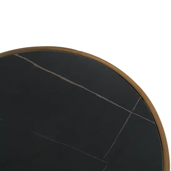 Холна маса БЕРГАМО- черен цвят плот