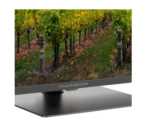 Телевизор Thomson Smart QLED TV 43'; Google TV; 3840 x 2160 (4K UHD), 4000:1, QLED, 60 Hz, DVB-TT2CSS2, HDR10, Hotel mode, Wi-Fi, Bluetooth, LAN, HDMI 2 (2.0) + 2 (2.1), USB 2 (2.0) + 1 (3.0), Central Swivel Stand, Dark gray