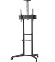 Стойка Neomounts Mobile Floor Stand incl. AV- and cam shelf (height adjustable: 128.5-145 cm)
