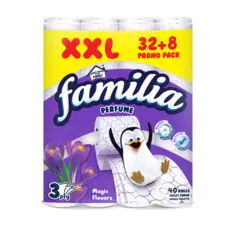  Тоалетна хартия Familia 32+8 бр.