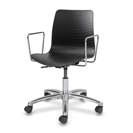 Работен стол КУКЕР DLM 0322- фиксирани подлакътници