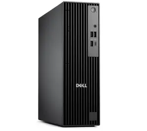 Настолен компютър Dell Pro Slim QCS1255, AMD Ryzen 7 8700G (16 TOPS NPU, 8 cores, up to 5.1GHz), 16 GB: 2 x 8 GB, DDR5, up to 4800 MTs, 512GB SSD, Integrated Graphics, Wi-Fi 6, Bulgarian Keyboard&Mouse, 180W, Win 11 Pro, 3Y PS