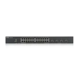 Комутатор ZyXEL XGS1935-28, 28 Port Smart Managed Switch, 24x Gigabit Copper and 4x 10G SFP+, hybrid mode, standalone or NebulaFlex Cloud