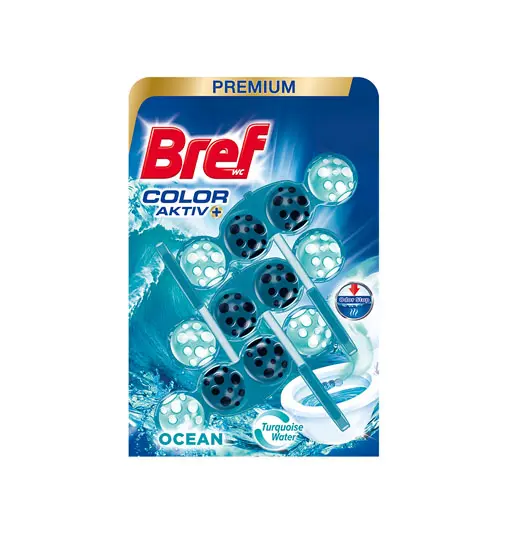 Ароматизатор за тоалетна Bref Power Aktiv 3х50 гр