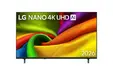 Телевизор LG 55NU8E0B3LA, 55" 4K HDR UHD, 3840x2160, DVB-T2/C/S2, AI Alpha 7, HDR 10, webOS 26, ThinQ AI, VRR, ALLM, HGiG, WiFi, Clear Voice, 4K Super Upscaling, Bluetooth 5.3, Hdmi e-ARC , CI, LAN, AirPlay2, AI Sound Pro, Google Cast, 2 Pole stand, Black