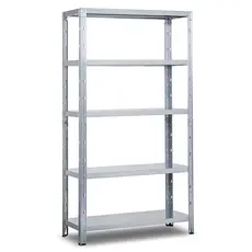 Метален стелаж FRT поцинкован 100х40х188 см 65 кграфт- 5 рафта