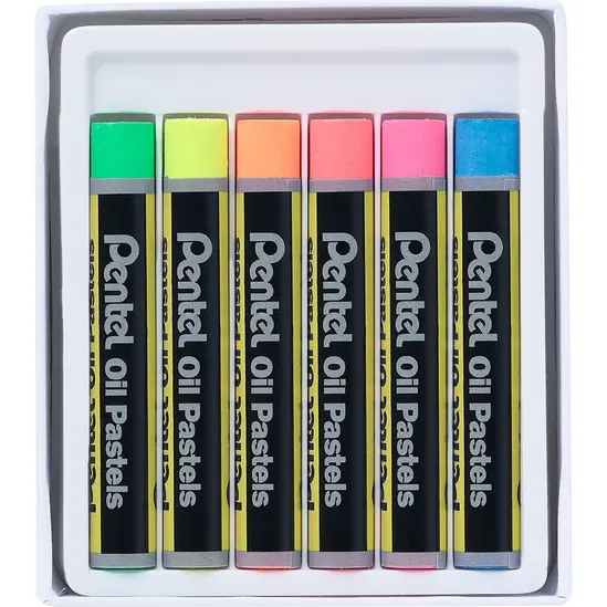 Пастели Pentel 6 цвята