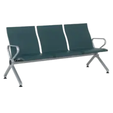 Посетителска пейка BTL 40- триместа, снимка отстрани