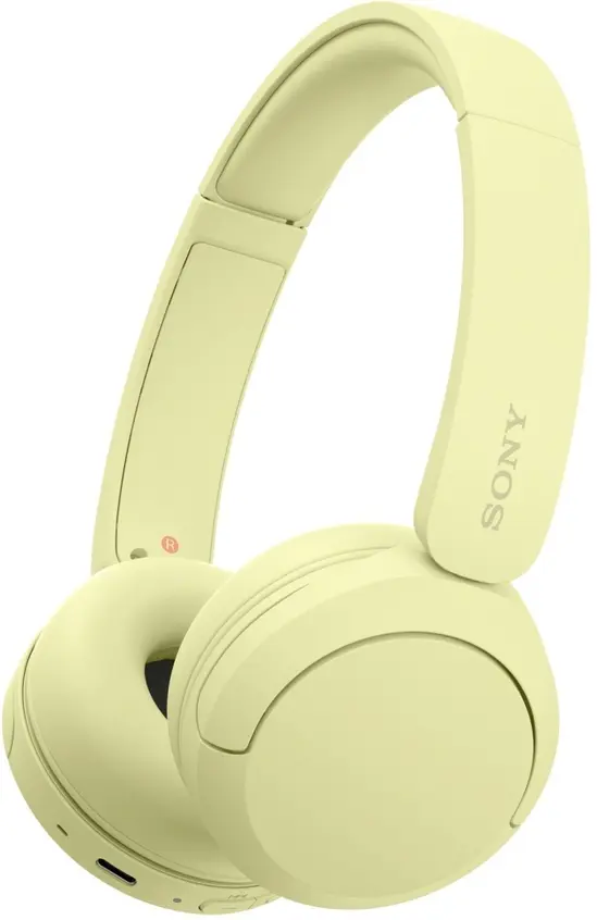 Слушалки Sony Headset WHCH520Y, yellow