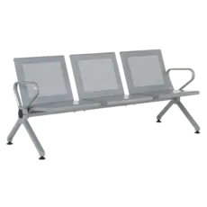 Посетителска пейка BTL 39- триместна, сива