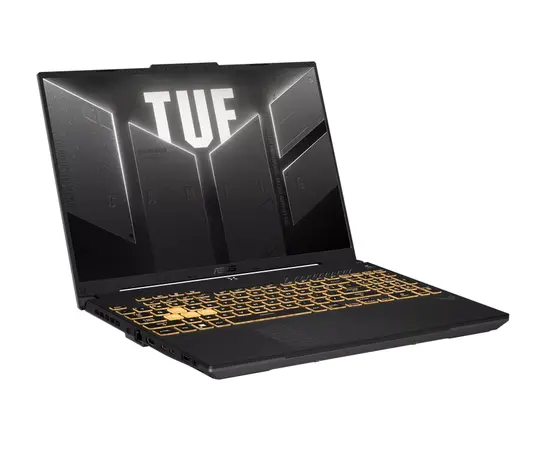 Лаптоп Asus TUF F16 FX607VJR-TU307,INTEL C7 230H,16.0  WUXGA 1920X1200 16:10 , AG,144 Hz16GB DDR5 5600 Mhz(2*8),512 GB M.2 SSD,RTX 3050 6GB GDDR6,Wi-Fi 6(802.11ax),Backlit Chiclet Keyboard 1-Zone RGB, no OS, Mecha Gray