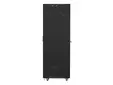 Комуникационен шкаф Lanberg rack cabinet 19' free-standing 42U600x800 (flat pack) with mesh door lcd black v2