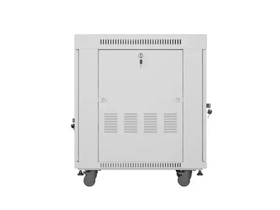 Комуникационен шкаф Lanberg rack cabinet 19' free-standing 15U600x800 (flat pack) with glass door lcd grey v2