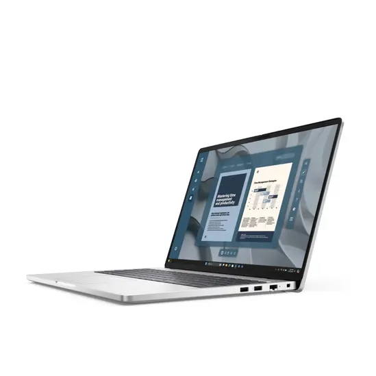 Лаптоп Dell Pro 16 PC16255, AMD Ryzen AI 7 350, 16.0" FHD+(1920x1200) IPS AG 300nits, 16 GB DDR5 5600 MT/s, 512 GB SSD, AMD Radeon 860M, FHD HDR +IR Cam and Mic, Wi-Fi 6E, FPR, Backlit Kb, Win 11 Pro, 3Y PS, Plat. silver + Dell Pro 14-16 Premium Slim Back