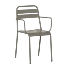 Градински стол ЛУНОРА- цвят капучино на метала