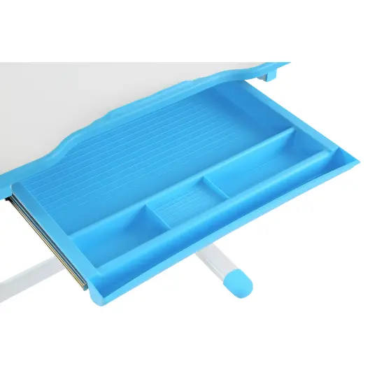 Комплект ученически чин и стол 201 син