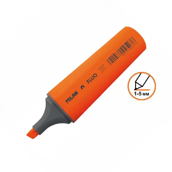 Текст маркер Milan оранжев
