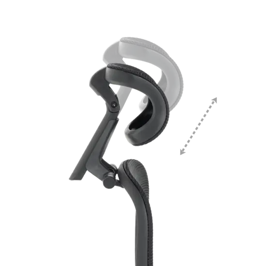 Работен стол АРЕС- регулируем подглавник, нагоре-надолу