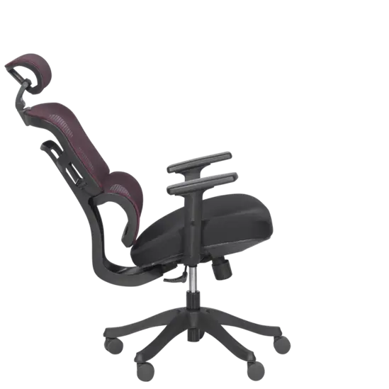 Директорски стол ВЕЛИКО- егономичен, черно-червен цвят