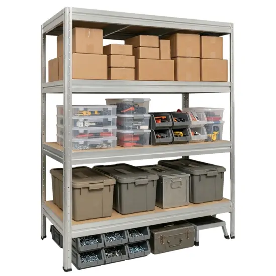 Метален стелаж BTL цинк 168x160x40см 600кг рафт