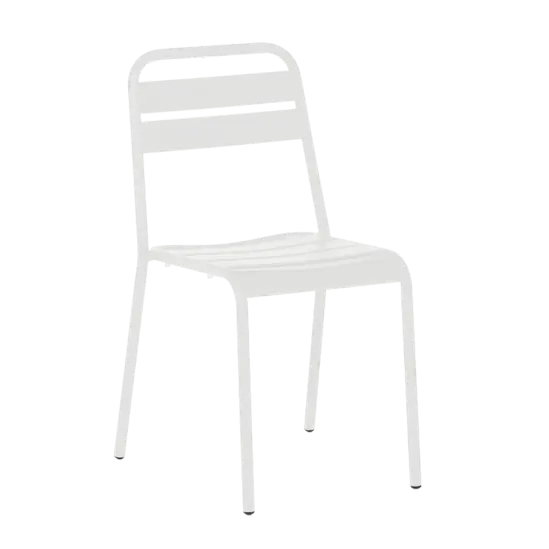 Градински стол ФЛАМБО- бял цвят