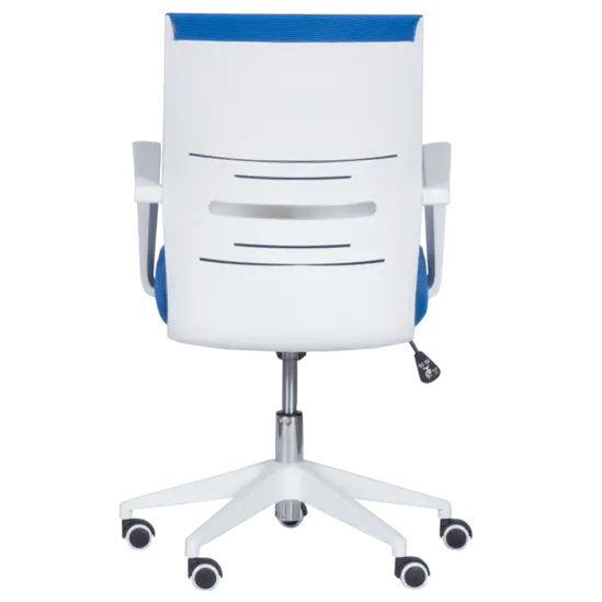 Работен стол КРАСИМИРА- гръб от полипропилен, бял цвят