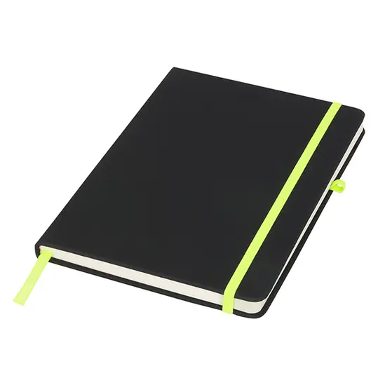 Бележник NOIR MEDIUM A5- яркозелен цвят